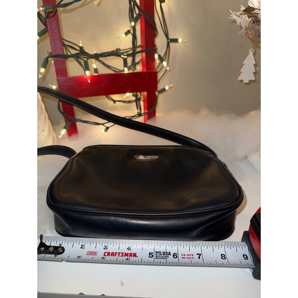 Nine & Company Black Faux Leather Shoulder Bag Small Purse - Picture 10 of 11